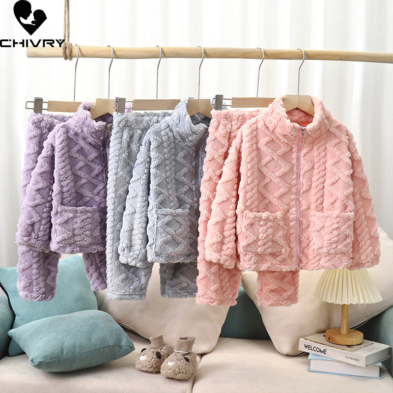 Winter Clothing Baby Girl - New Kids Winter Thicken Warm Flannel