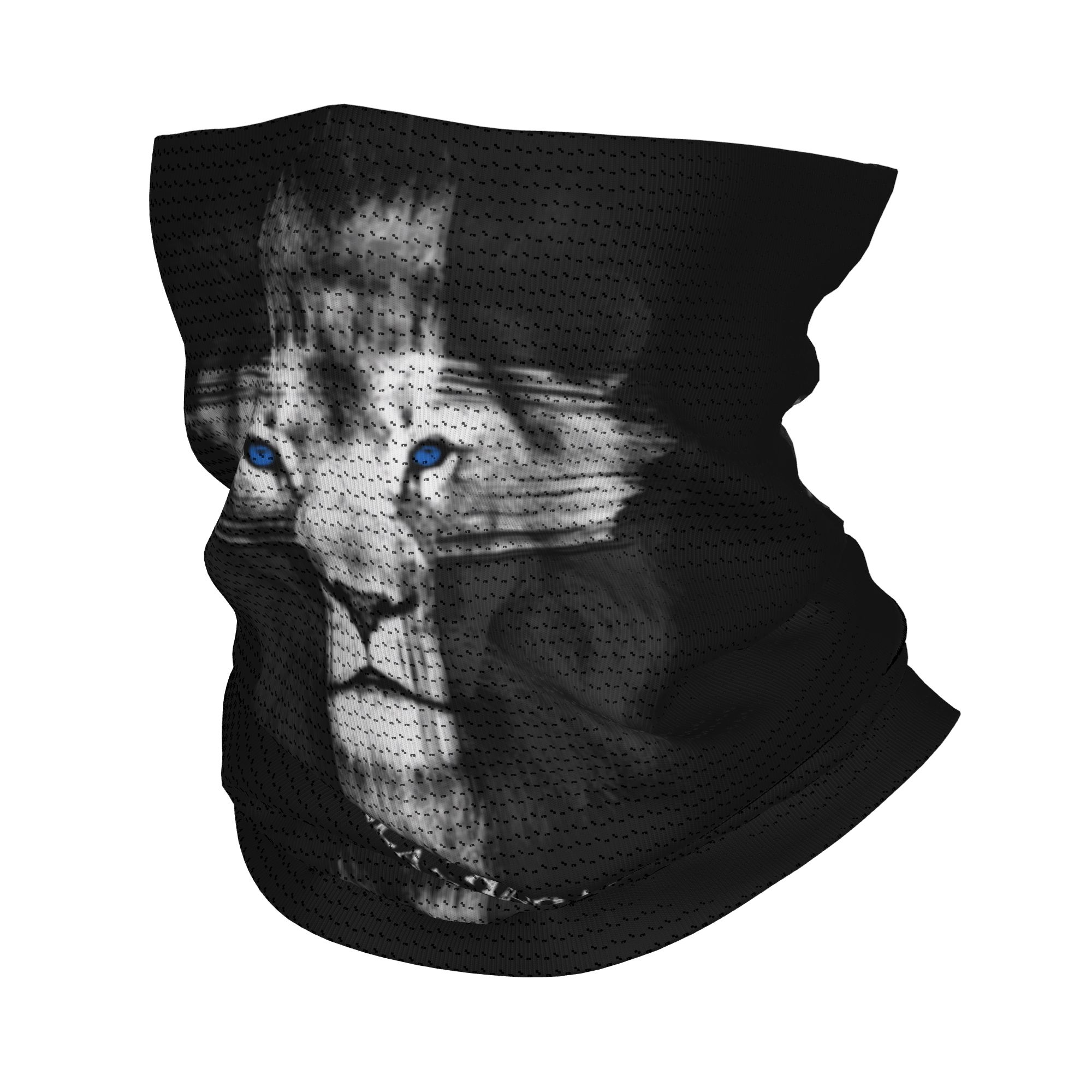 Neck Gaiter Fleece - Custom Cool Lion Of Judah Jesus