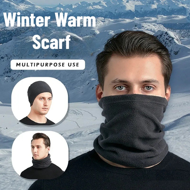 Neck Gaiter Fleece - Winter Face Cover Neck Gaiter Warm
