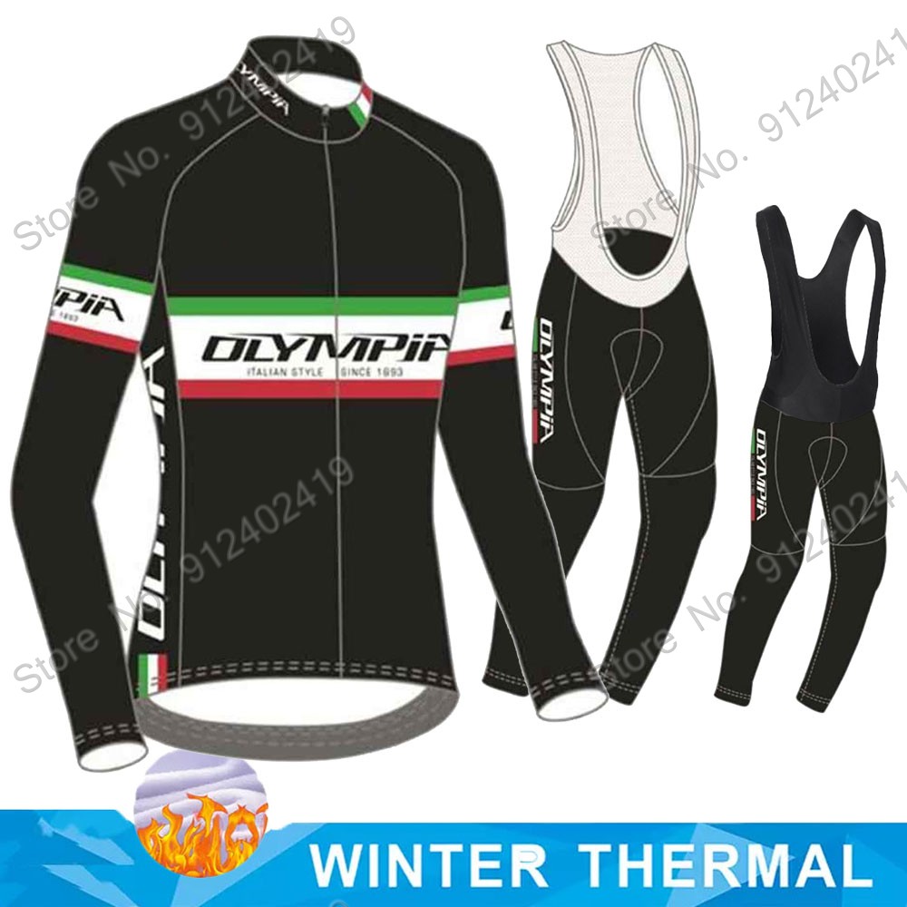 Winter Clothing Men Sale - Maglia Ciclismo 2023 Olympia Italia Team