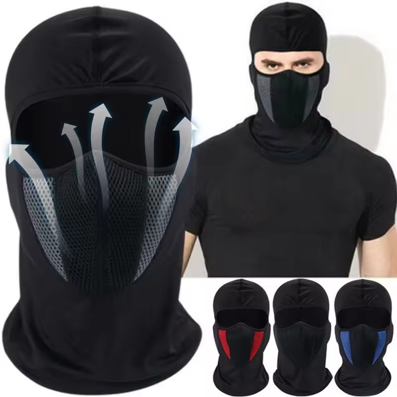 Wool Balaclava Knit - Full Face Mask Cycling Windproof Headgear