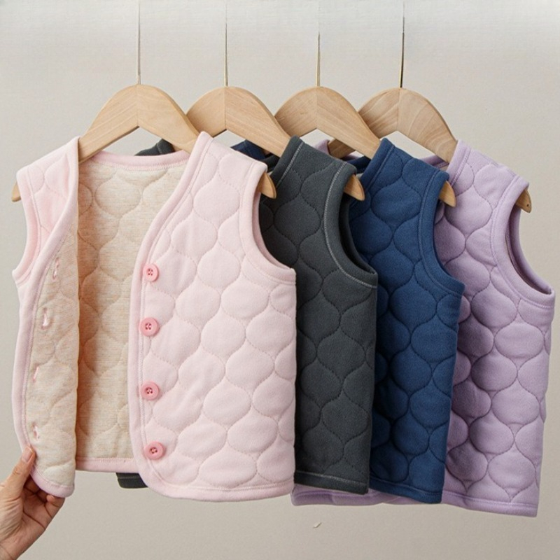 Winter Clothing Baby Girl - Children's Vest Autumn Winter Boys Girls