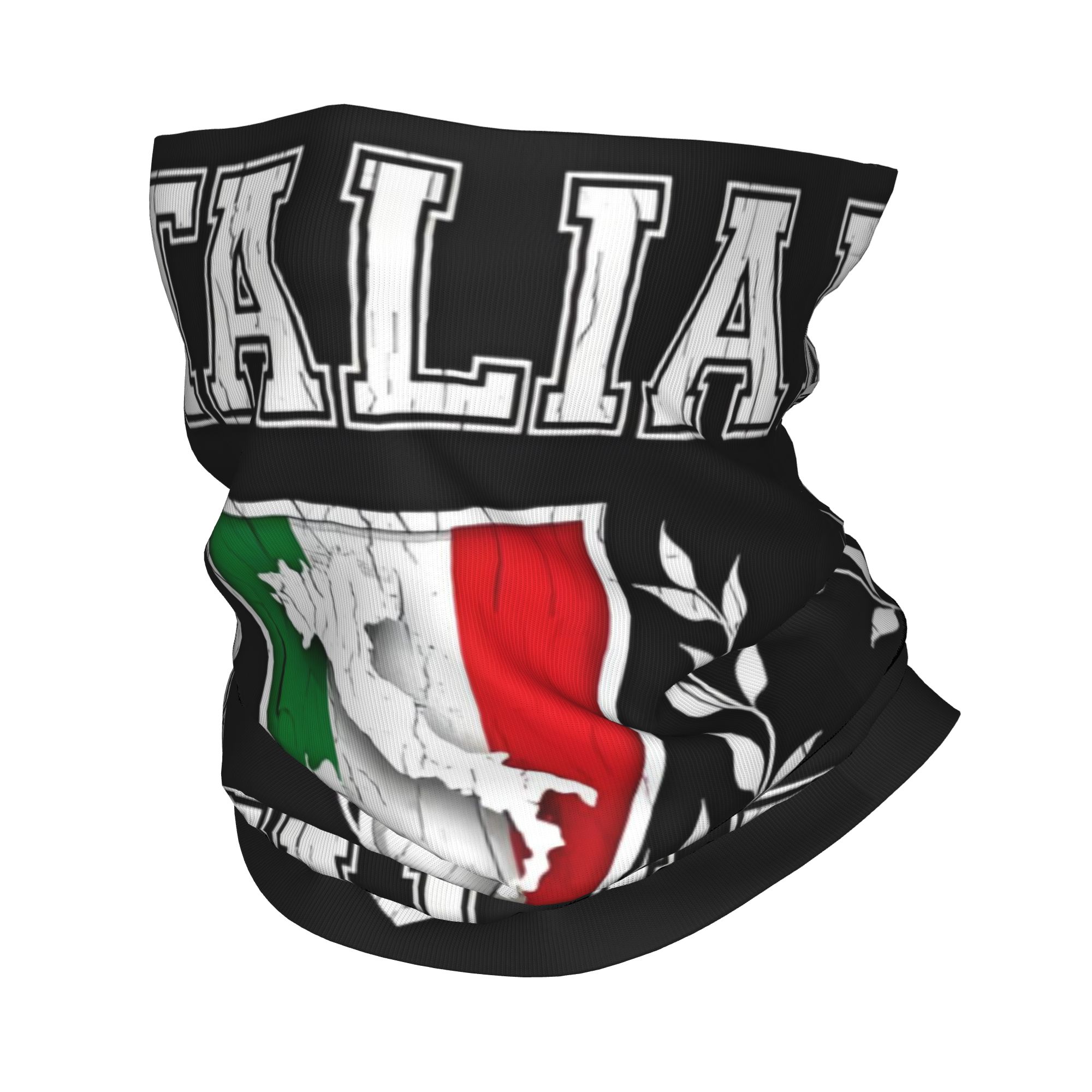 Neck Gaiter Fleece - Custom Italy Flag Bandana Neck Warmer