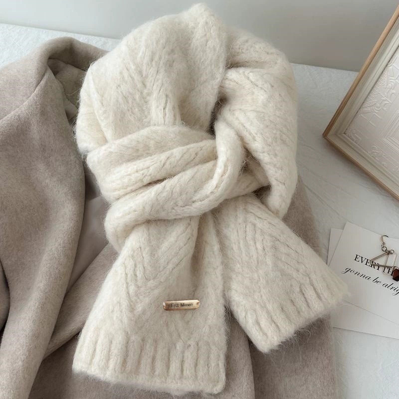 Winter Clothing Korea - Women Winter Atmosphere Solid Color Simple
