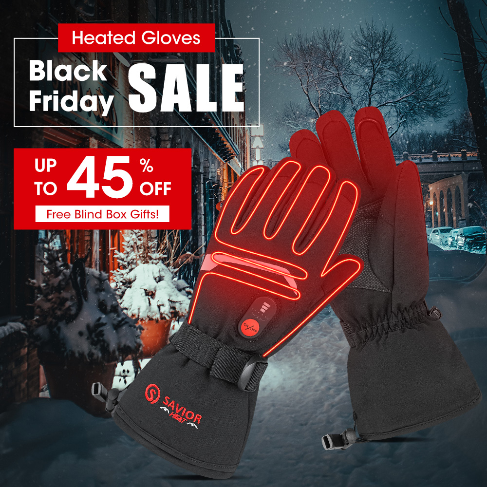 Heated Gloves Electric - SNOW DEER Winter Heated Gloves Women
