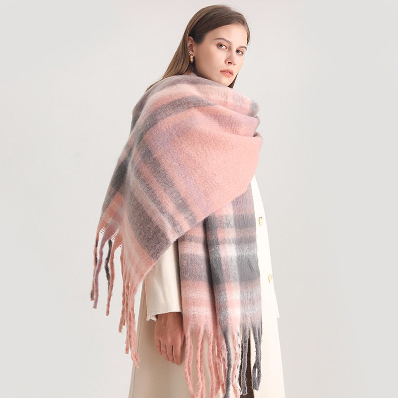 Winter Clothing Korea - Korean Winter Imitation Cashmere Scarf Student