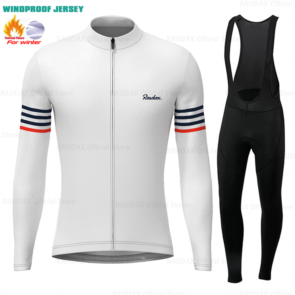 Winter Clothing Men Sale - Raudax Winter Windproof Fleece Jersey Ropa