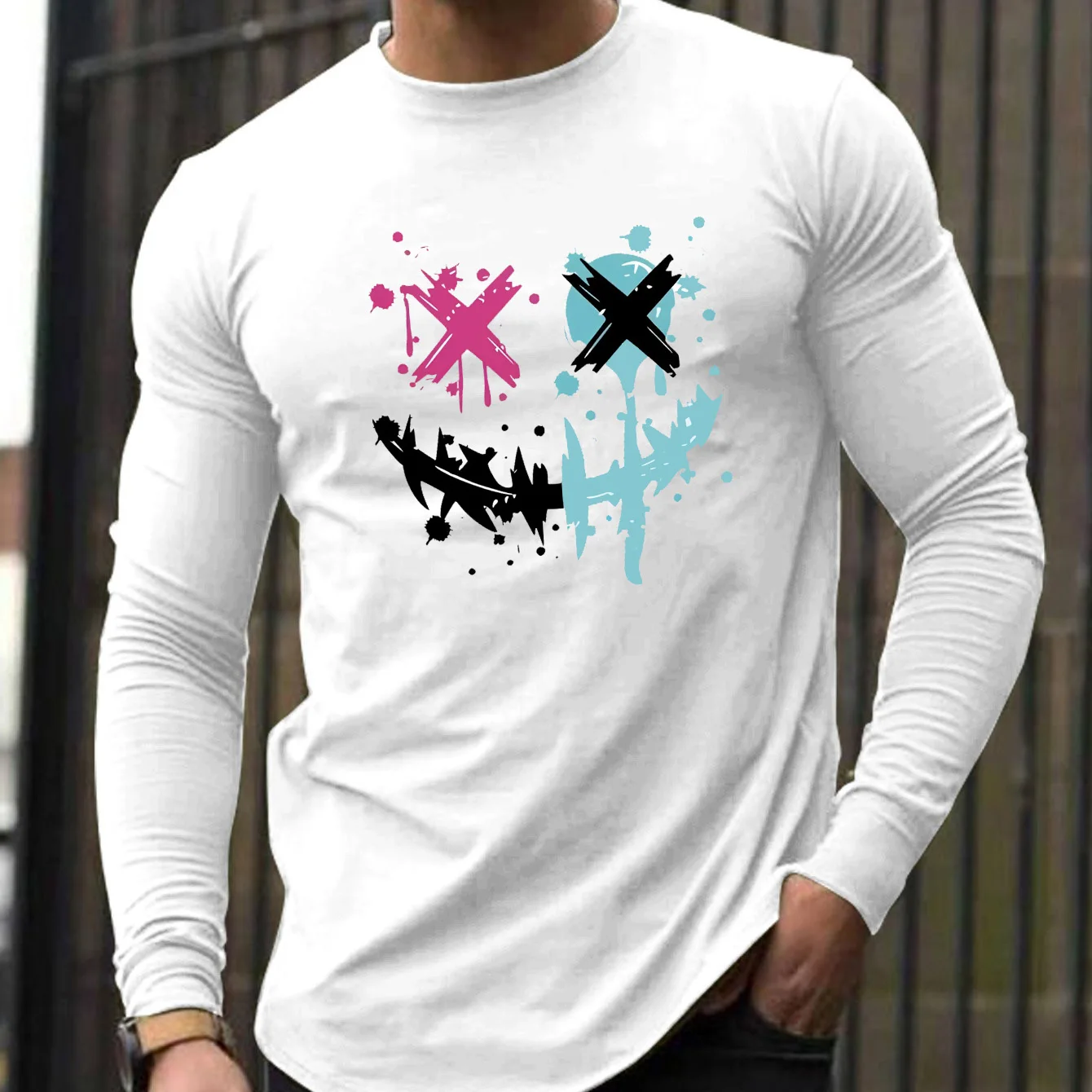 Winter Clothing Essentials For Men - Classic 100 Cotton Crew Neck Long