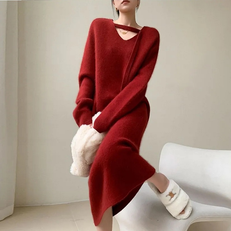Winter Clothing H&M - sweater dress for women 2025 new