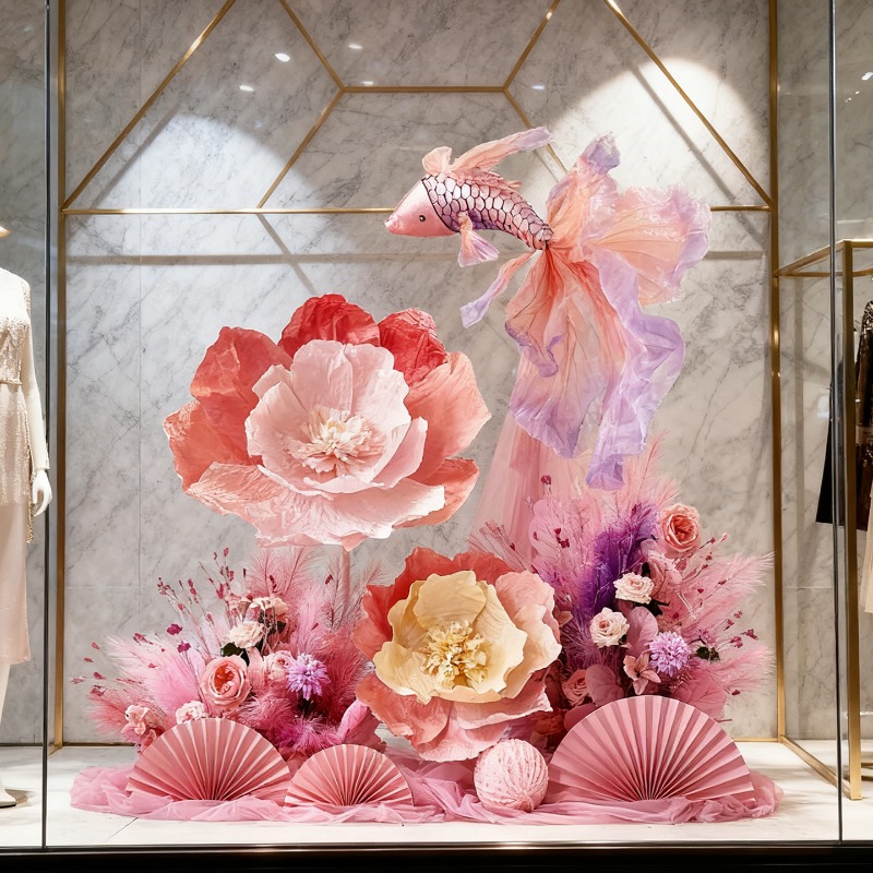 Winter Clothing Store - Clothing store New Year's decoration Spring