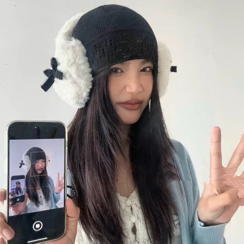 Winter Clothing Earmuffs - Trendy Bow-knot Ear Muffs Winter Warm