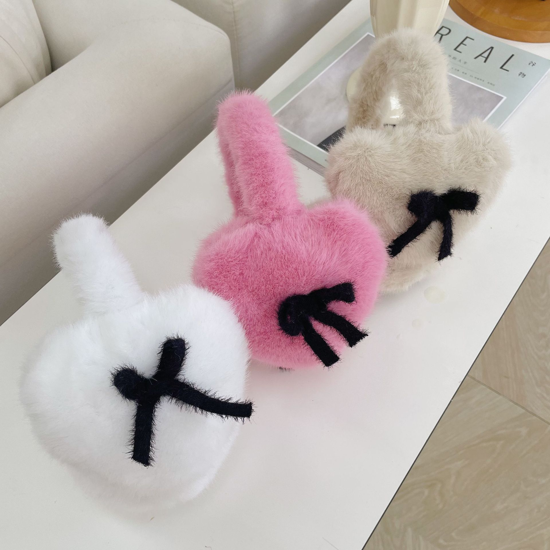 Winter Clothing Earmuffs - 2025 Popular Bow-knot Heart Earmuffs Winter