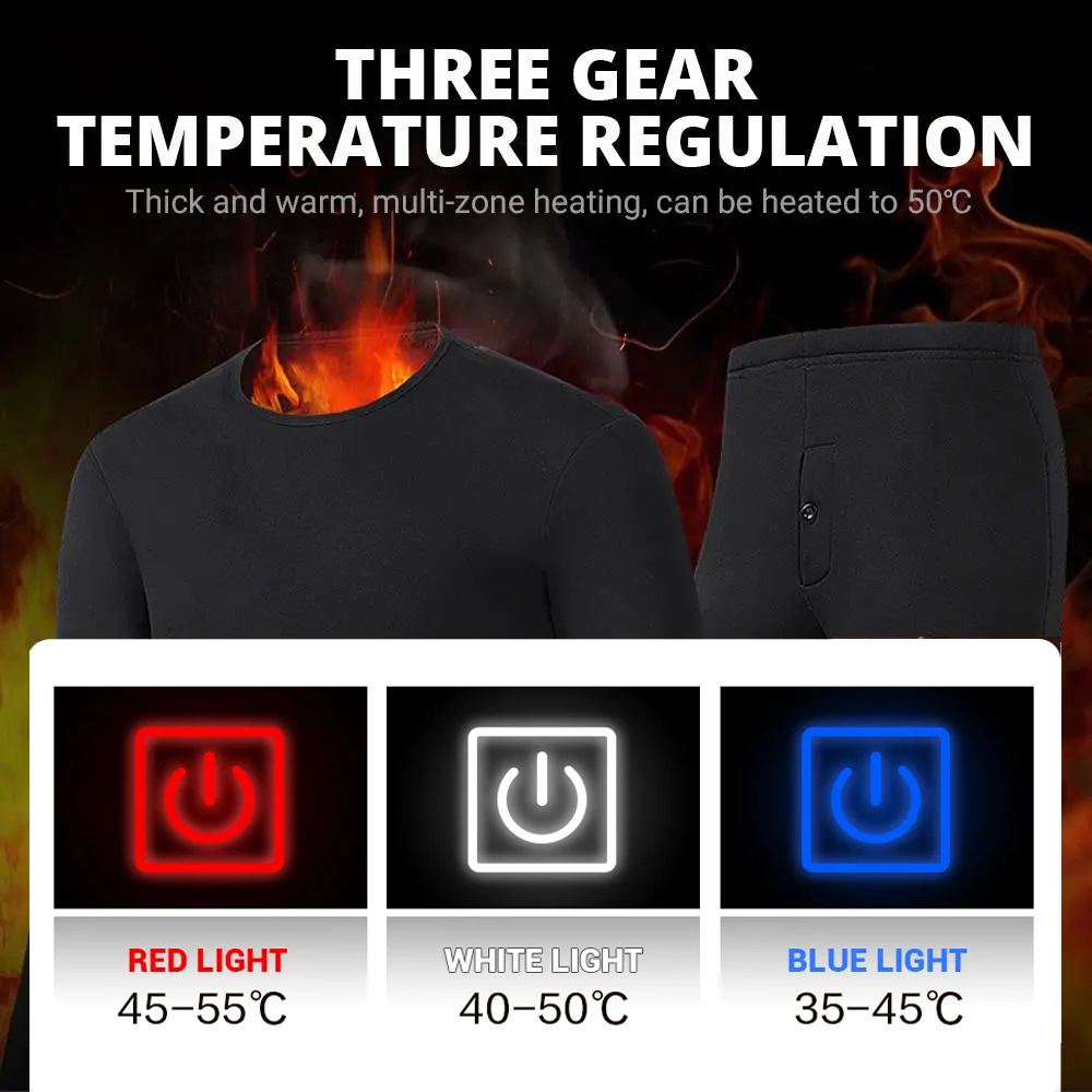 Heated Underwear 28 Areas Hiki - Winter Clothing Hiking 评论和价格