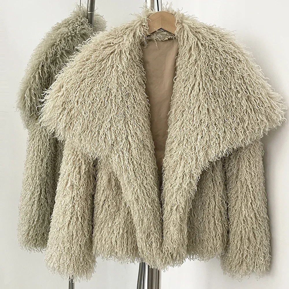 Fur Coat Eco-friendly Faux Fur - Winter Clothing Store 评论和价格