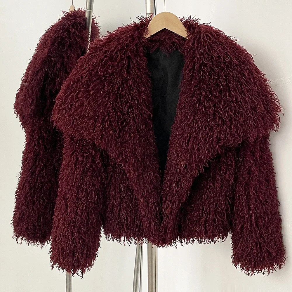 Fur Coat Eco-friendly Faux Fur - Winter Clothing Store 评论和价格