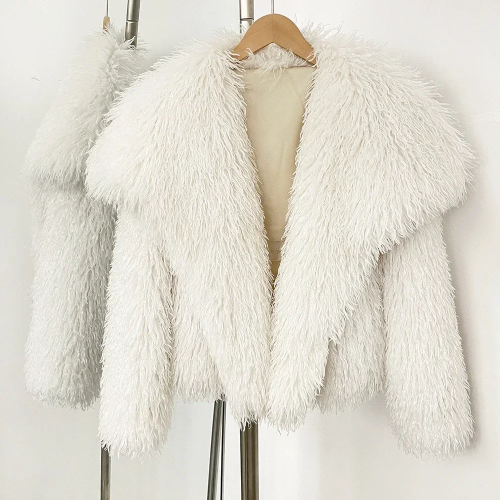 Fur Coat Eco-friendly Faux Fur - Winter Clothing Store 评论和价格