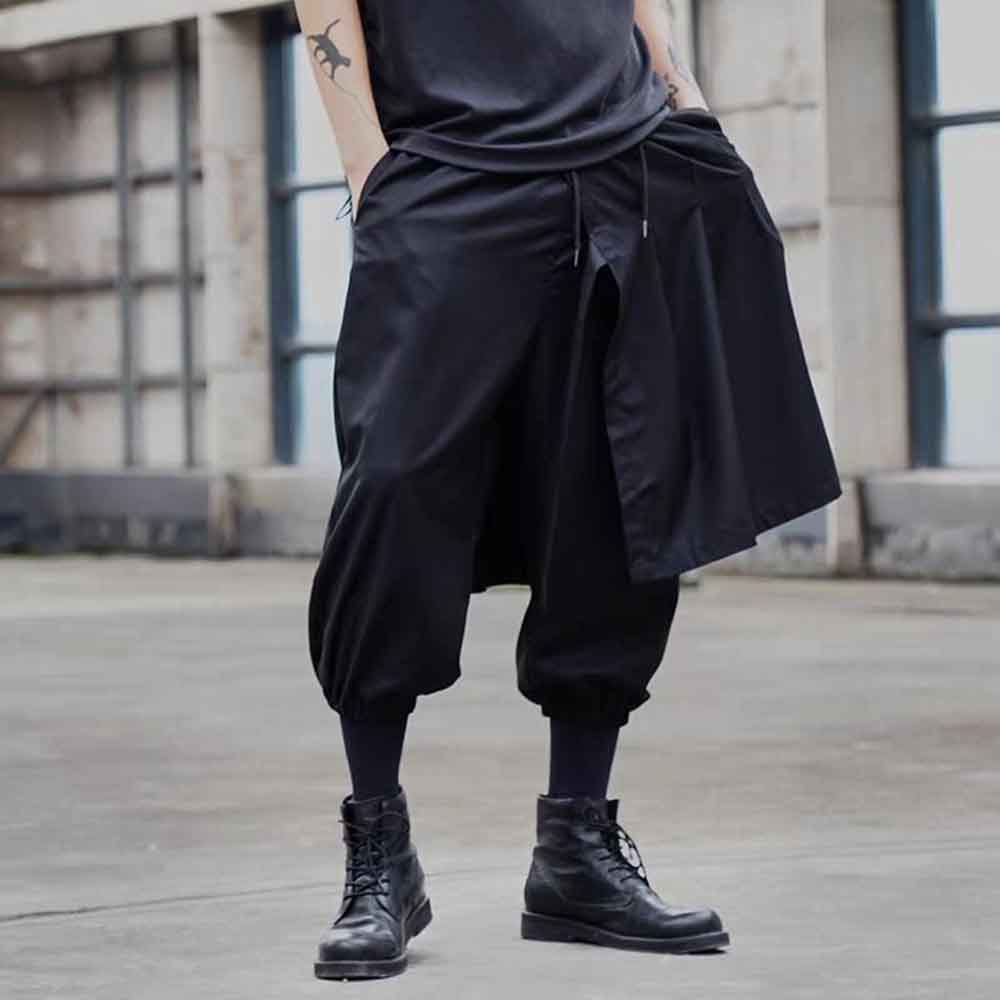 Mens Autumn Harem Pants Irregu - Winter Clothing Layers 评论和价格