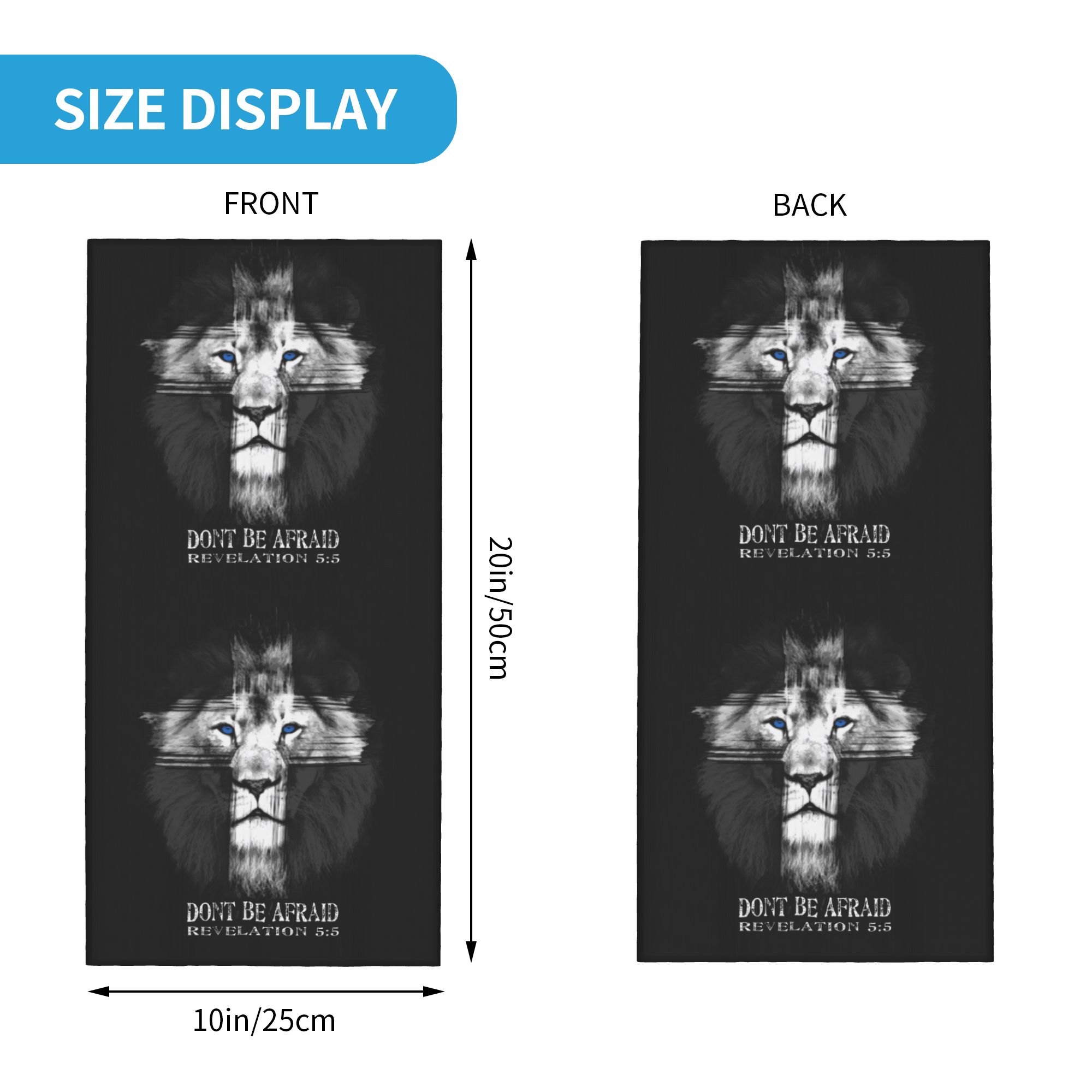 Custom Cool Lion Of Judah Jesu - Neck Gaiter Fleece 评论和价格