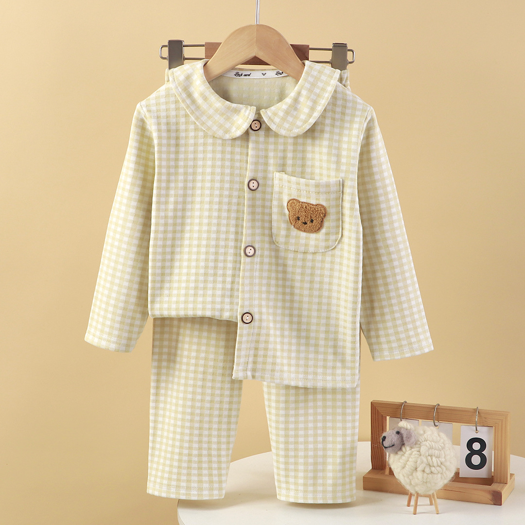 New Kids Autumn Casual Pajamas - Winter Clothing Baby Girl 评论和价格