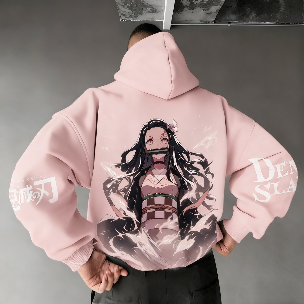 Demon Slayer Men's Hoodie Swea - Winter Clothing Boys 评论和价格