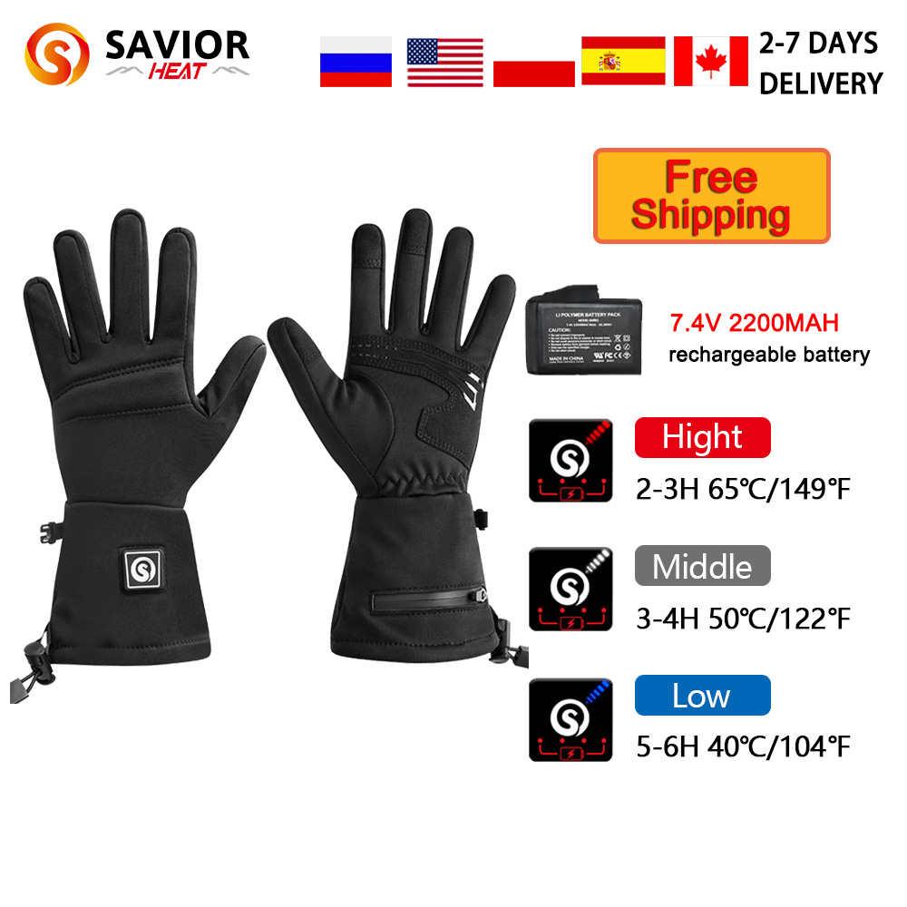 Snow Deer S18 Winter Heated Gl - Heated Gloves Electric 评论和价格