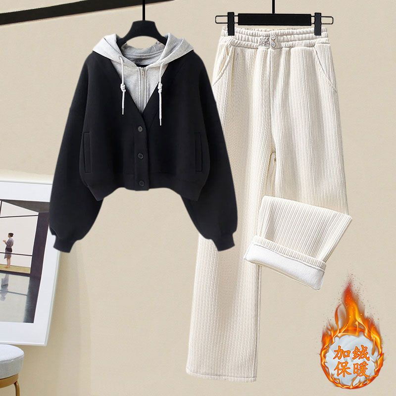 Plush and Thickened Hoodie Jac - Winter Clothing Sales 评论和价格