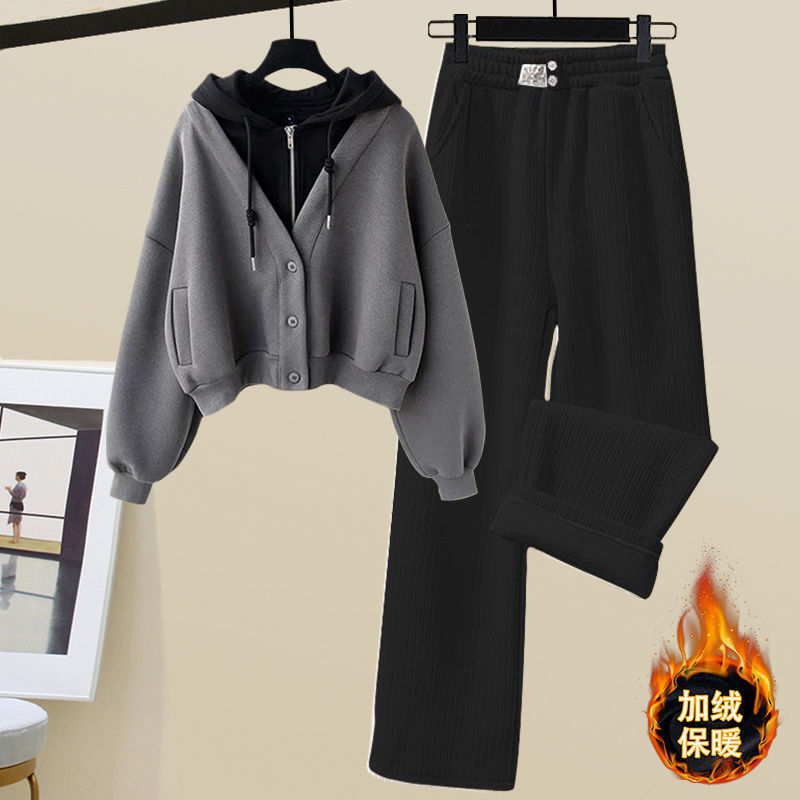 Plush and Thickened Hoodie Jac - Winter Clothing Sales 评论和价格