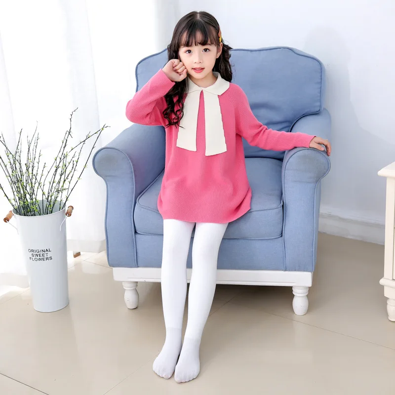 Brushed Thicken Girls Tights f - Winter Clothing Baby Girl 评论和价格