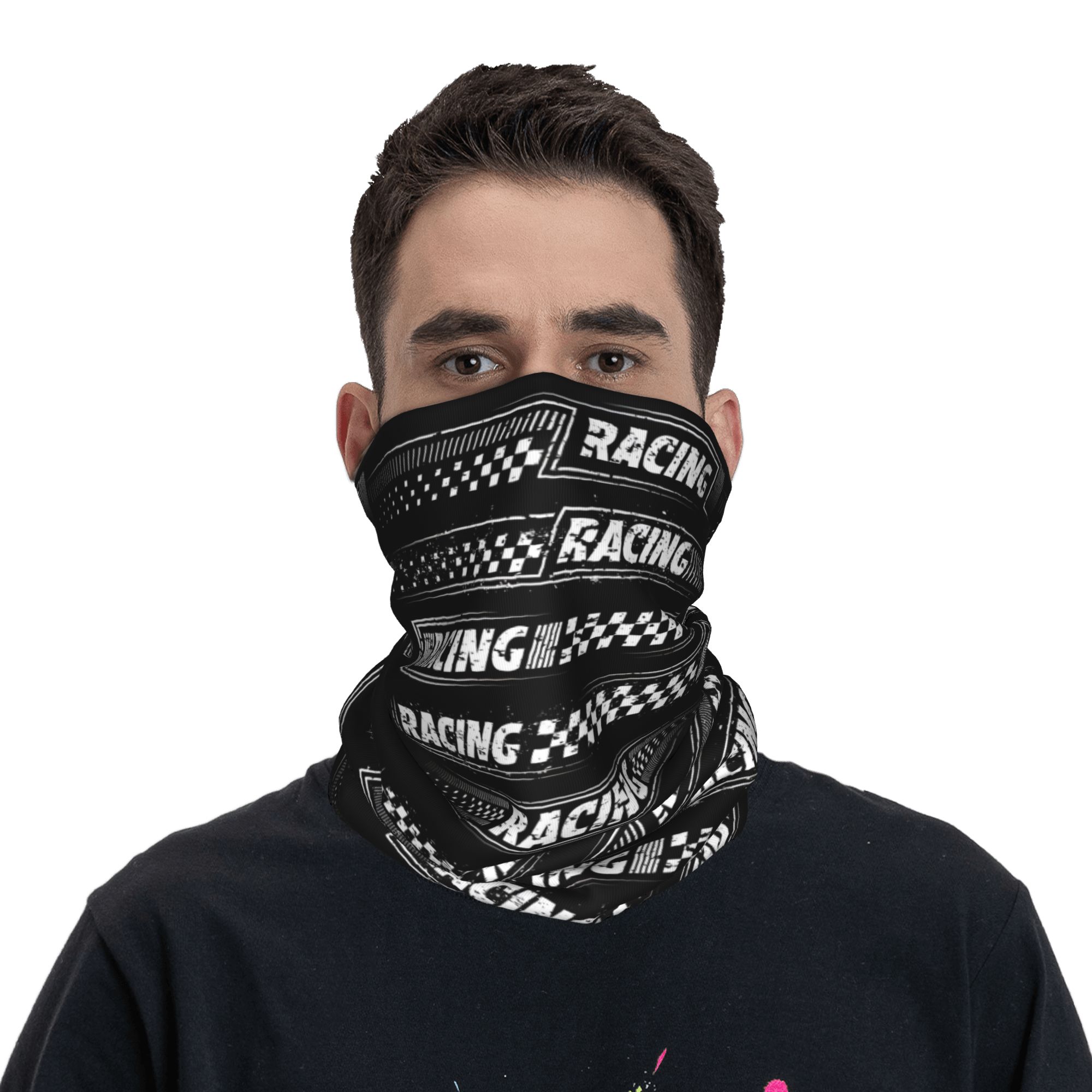 Custom Racing Speed Rally Race - Neck Gaiter Fleece 评论和价格