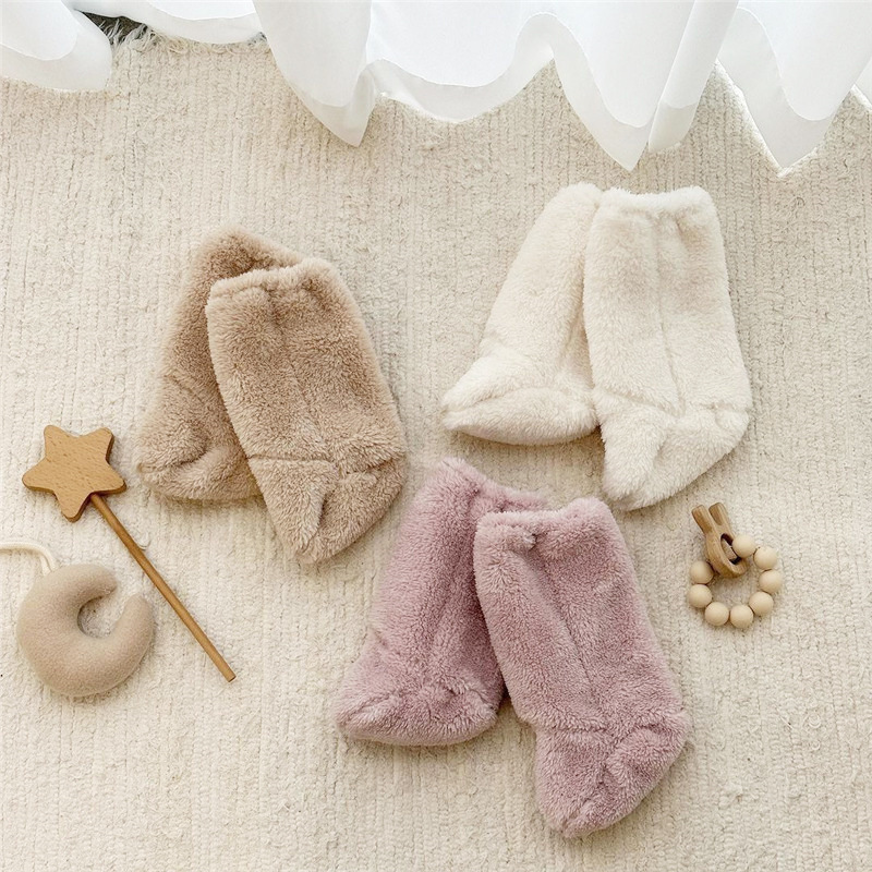Warm Winter Baby Socks Coral F - Winter Clothing Baby Girl 评论和价格