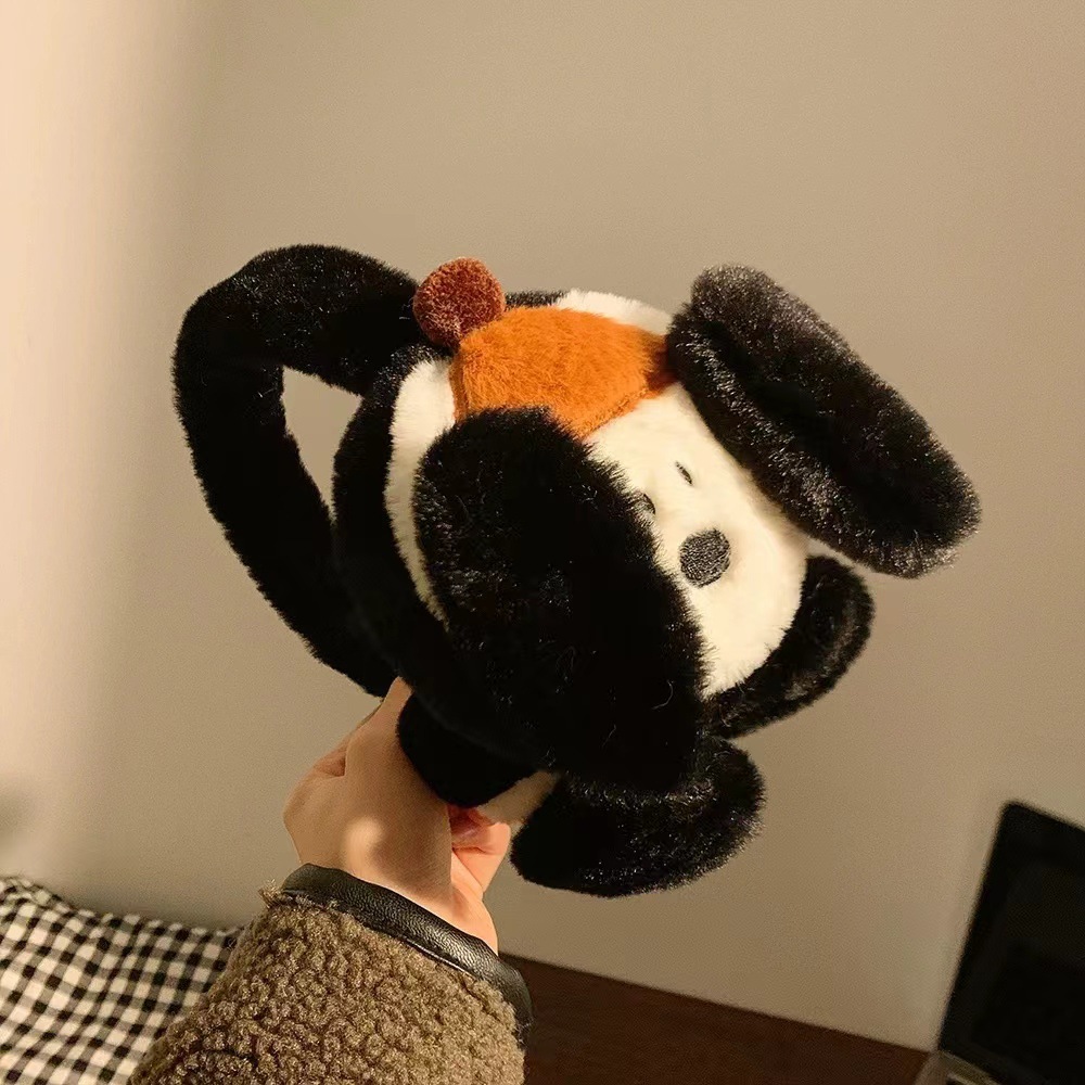 Cute Cartoon Puppy Earmuffs Wi - Winter Clothing Earmuffs 评论和价格