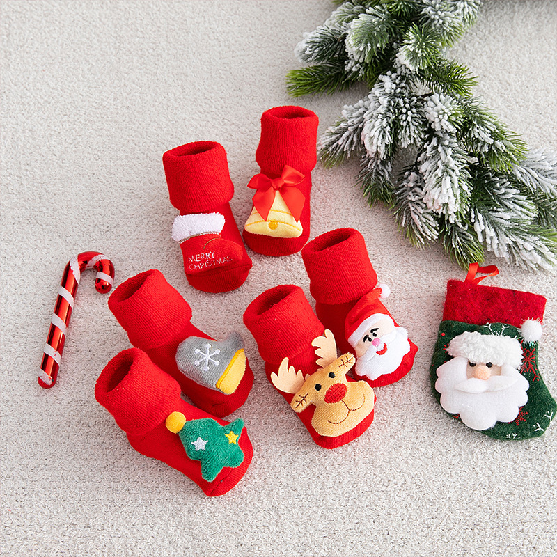 Baby Christmas Socks Newborns  - Winter Clothing Baby Girl 评论和价格
