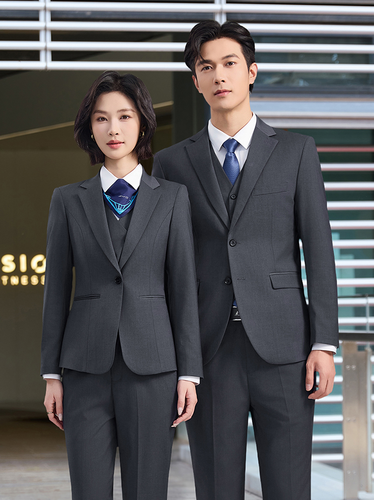 Gray Suit Set Formal Workwear  - Winter Clothing Store 评论和价格