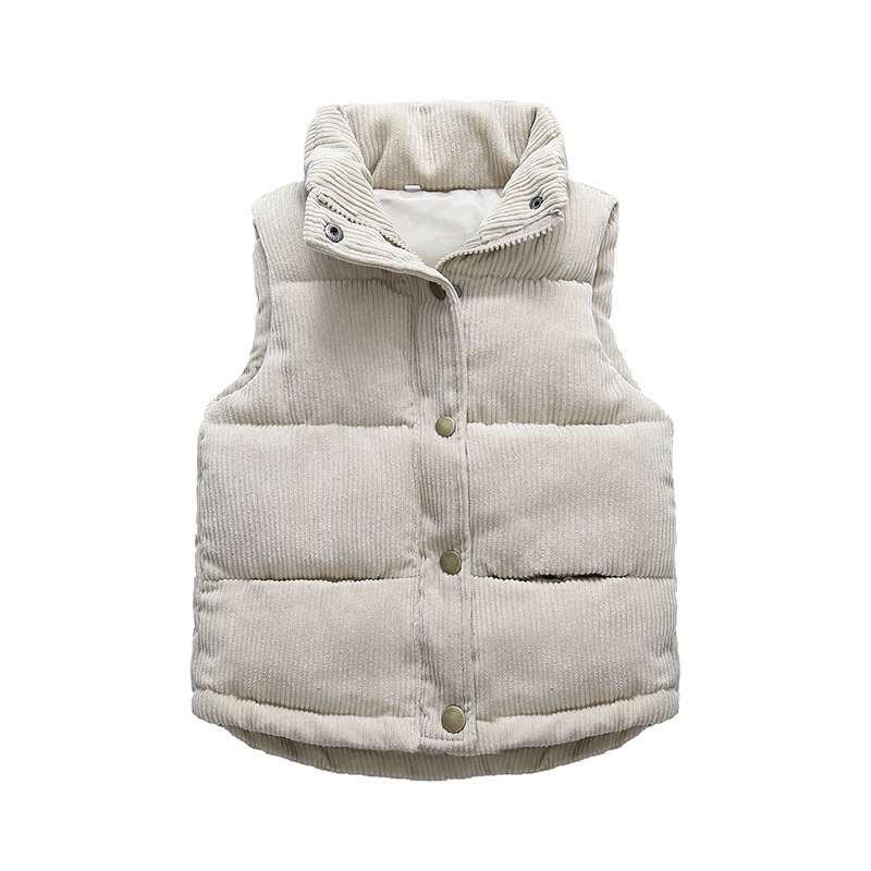 Kids Boys Girls Corduroy Vests - Winter Clothing Boys 评论和价格