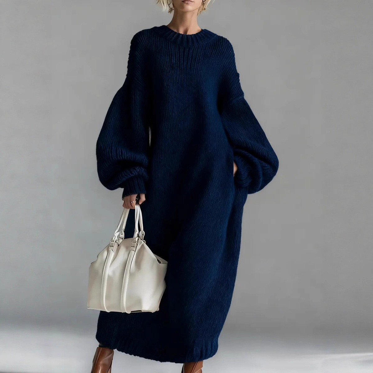 Lantern Sleeve Oversize Loose  - Winter Clothing H&M 评论和价格