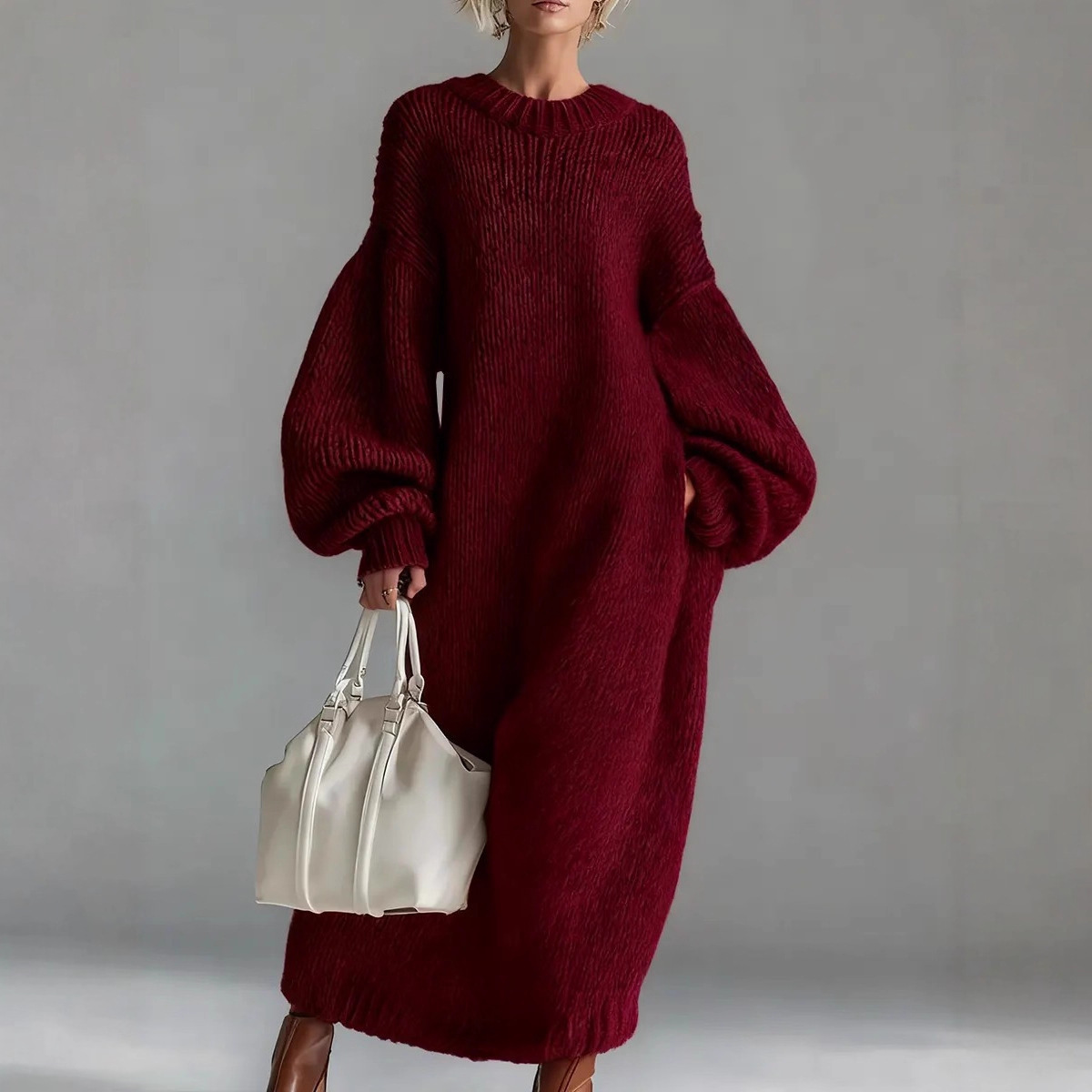 Lantern Sleeve Oversize Loose  - Winter Clothing H&M 评论和价格