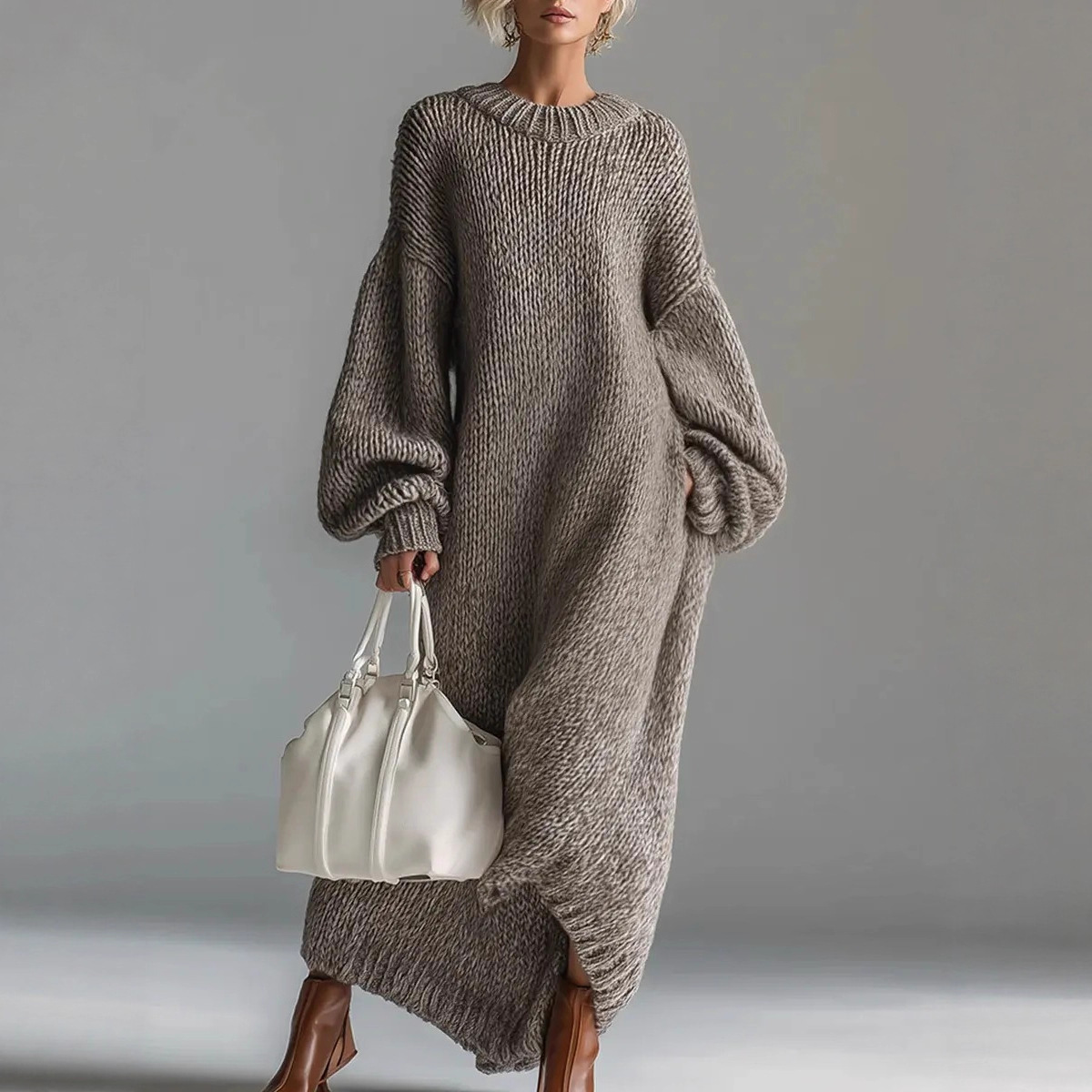Lantern Sleeve Oversize Loose  - Winter Clothing H&M 评论和价格