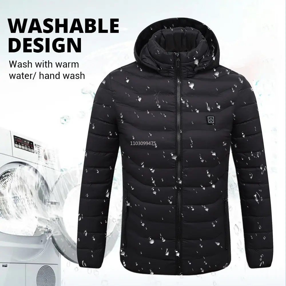 21 Areas USB Electric Heated J - Winter Clothing Hiking 评论和价格