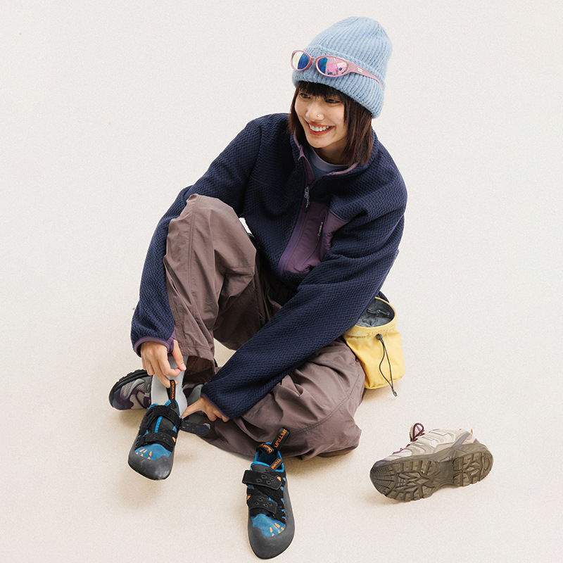 Autumn Winter Polar Fleece Wav - Winter Clothing Hiking 评论和价格