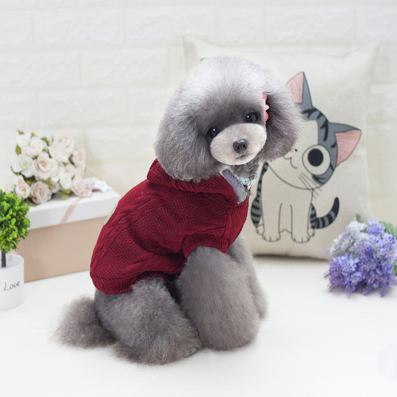 Pet Double Layer Winter Dog Sw - Winter Clothing Layers 评论和价格
