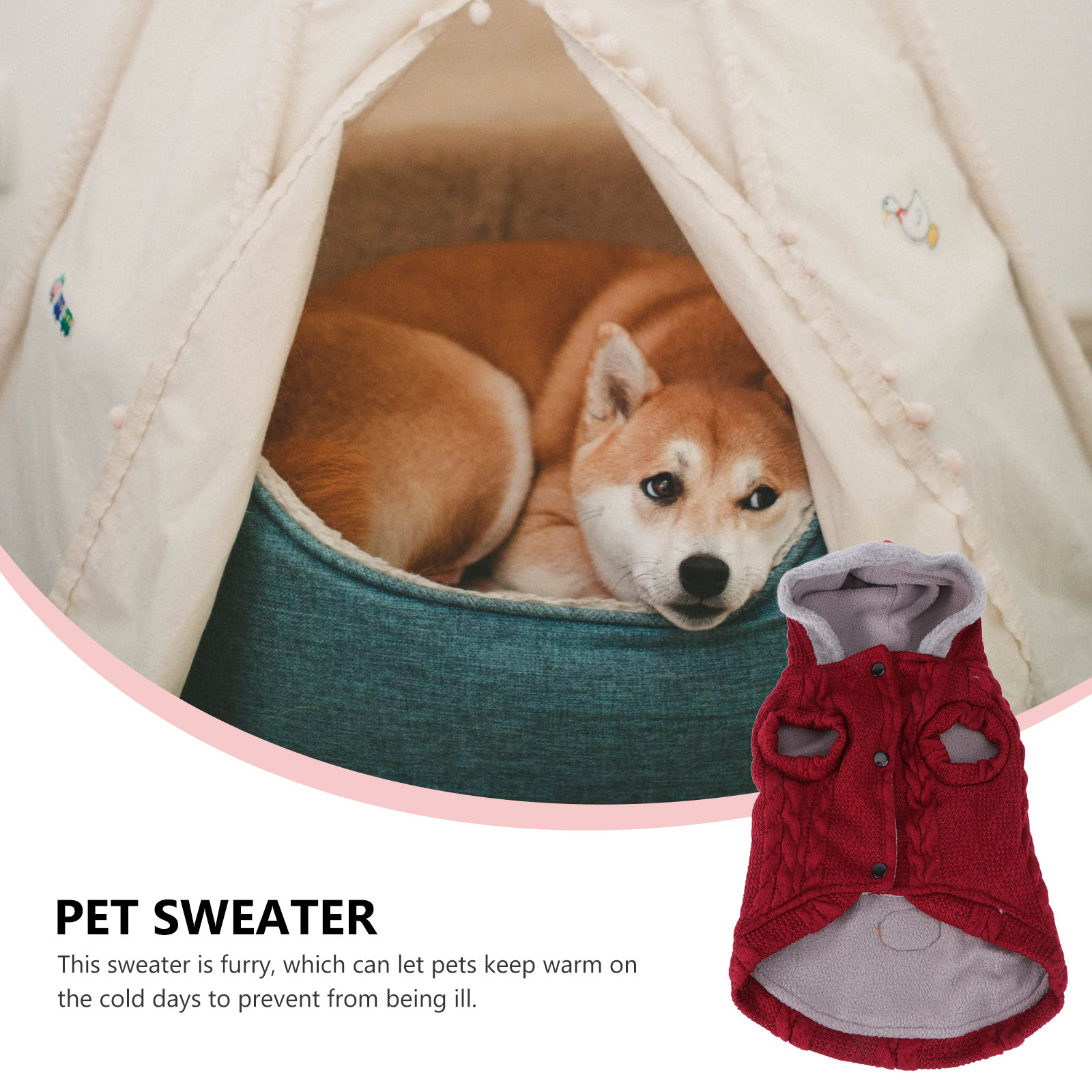 Pet Double Layer Winter Dog Sw - Winter Clothing Layers 评论和价格