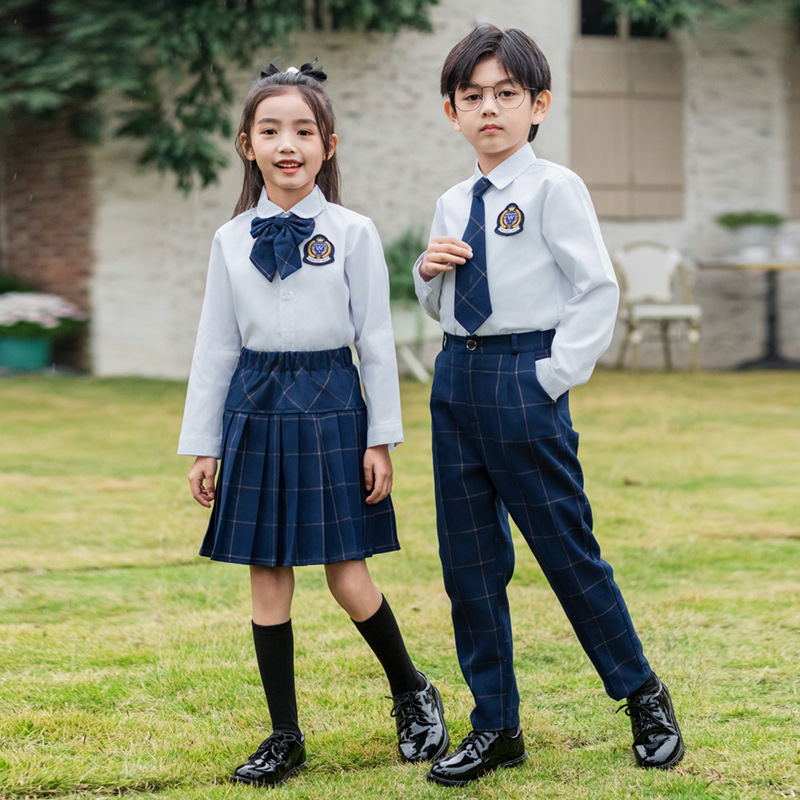 Kids British Plaid Vest Shirt  - Winter Clothing Korea 评论和价格