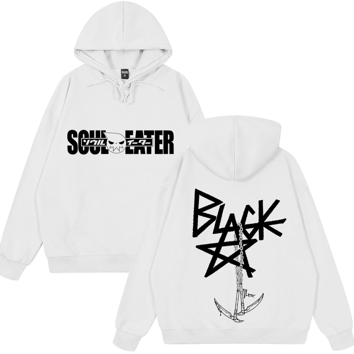 Japanese Anime Soul Eater Logo - Winter Clothing Logos 评论和价格