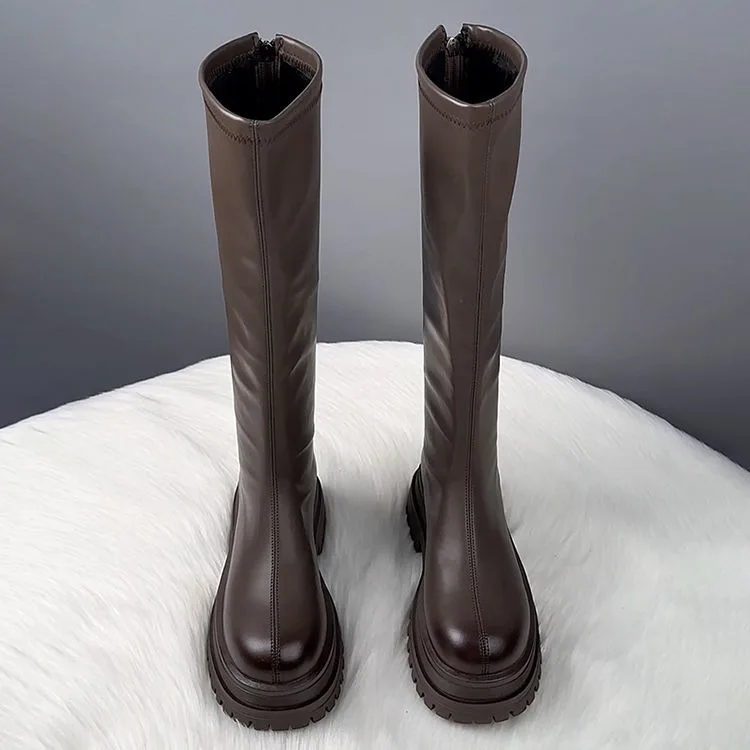 Black Long Boots Women's Hot S - Winter Clothing Korea 评论和价格