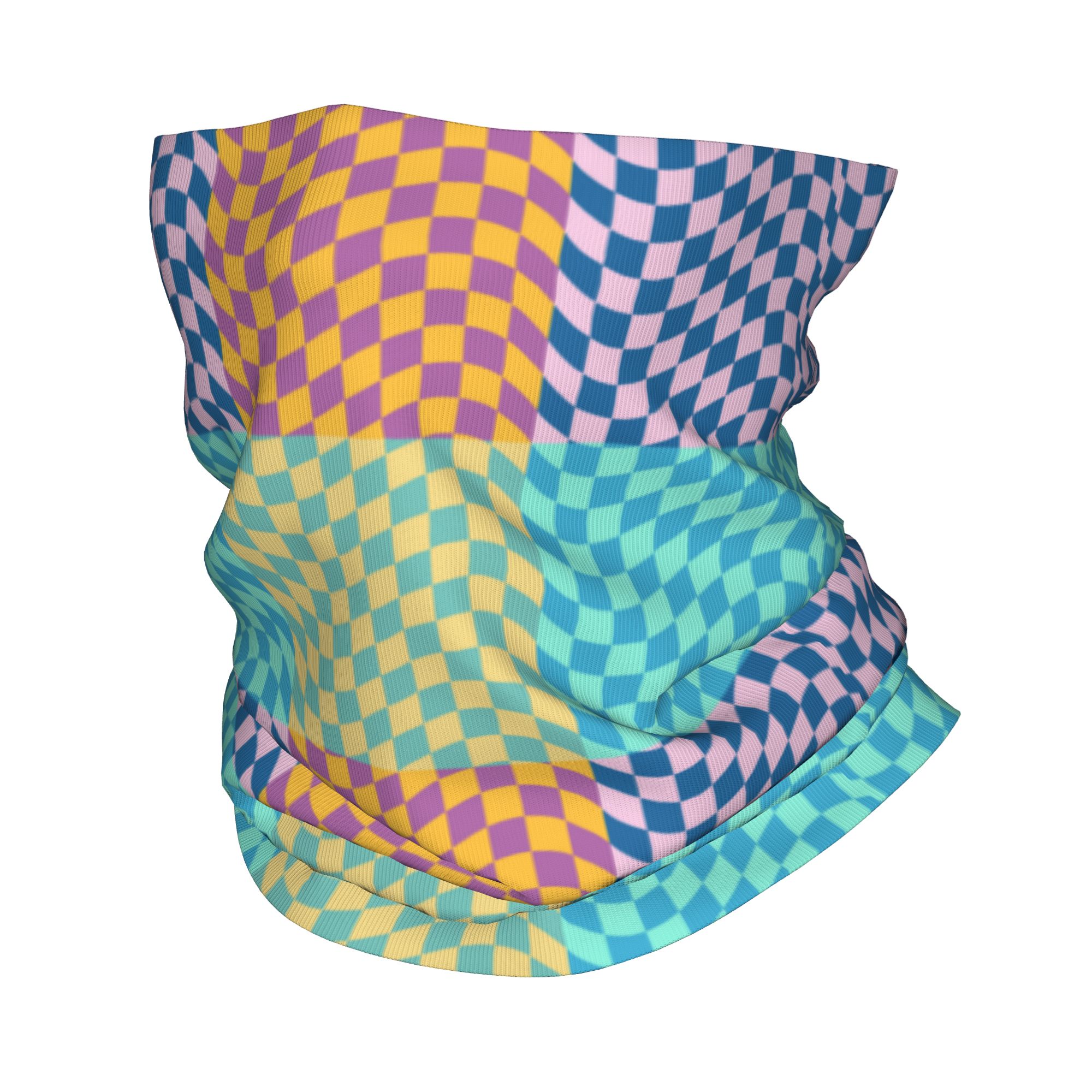 Custom Colored Checkered Banda - Wool Balaclava Knit 评论和价格