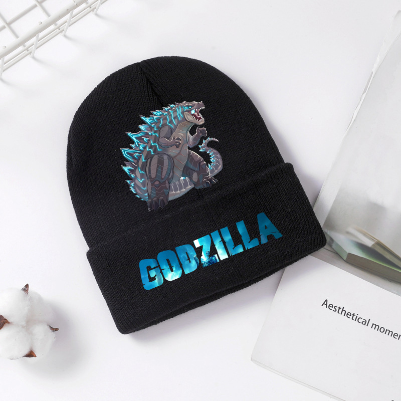 Godzilla Knitted Hat Winter Sp - Winter Clothing Boys 评论和价格