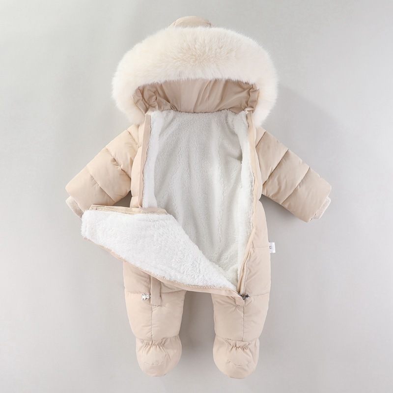Winter Newborn Baby Romper Wit - Winter Clothing Baby Girl 评论和价格