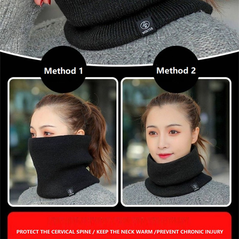 Unisex Fleece Lined Thickened  - Neck Gaiter Fleece 评论和价格