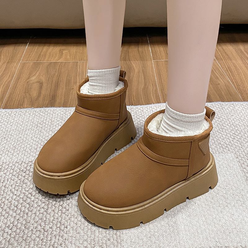 Women's Thick Bottom Snow Boot - Winter Clothing Korea 评论和价格