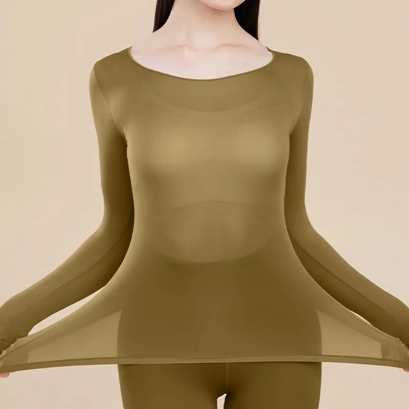 Women Seamless Warm Thermal Un - Winter Clothing Layers 评论和价格